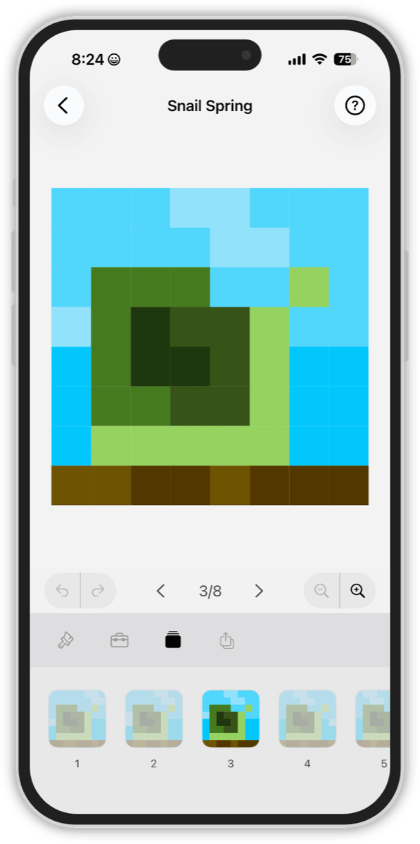 Animating frames to export as a GIF